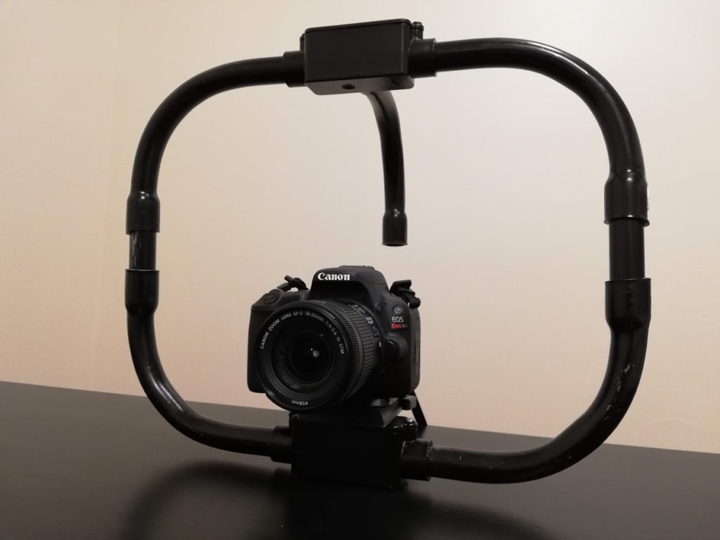 How to make a DIY stabilizer/gimbal for DSLR Camera with PVC pipes